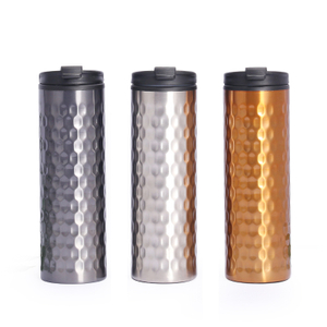 Púdar brataithe le miasniteoir sábháilte miotail safort tumbler caife inslithe