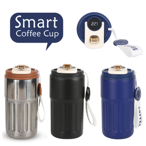 Corn Caife Taispeána Teochta Mug Taistil Smart Thermos