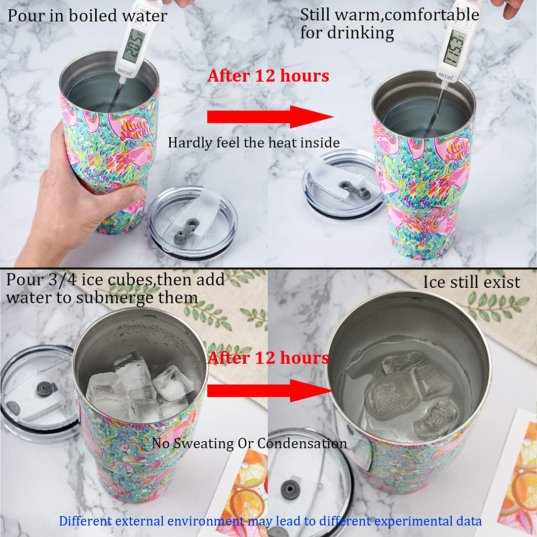 Mugs tumbler carr inslithe teirmeach clasaiceach le d&eacute;ant&uacute;s&oacute;ir cl&uacute;dach 