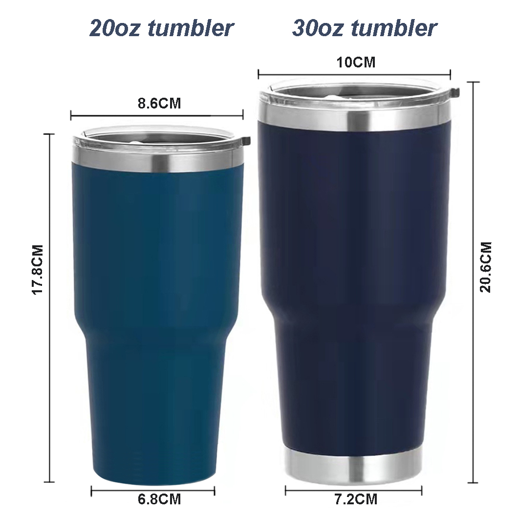 Mugs tumbler carr inslithe teirmeach clasaiceach le d&eacute;ant&uacute;s&oacute;ir cl&uacute;dach 